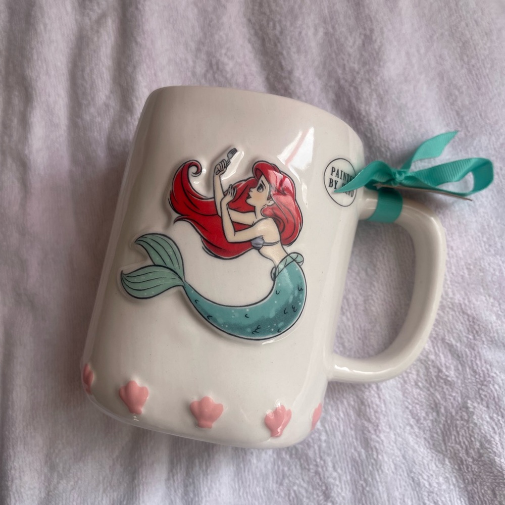 Rae Dunn Disney Princess Ariel Mug, Double Sided, Adorable Design, New Release!!